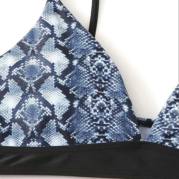 SNAKESKIN PRINT BIKINI - Picture 5 of 7